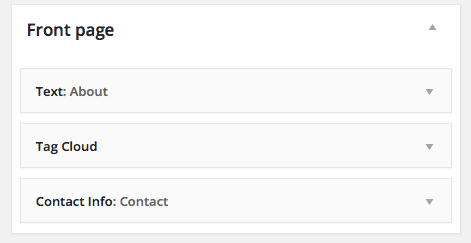 Widgets SUBTLER WordPress 1