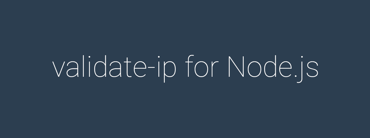 validate-ip-node Logo