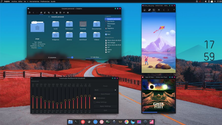 Josx-dark temas para plasma kde – Seducción Linux
