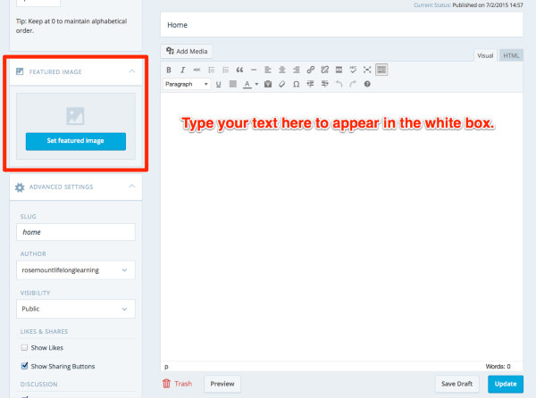 Edit Page WordPress com 1
