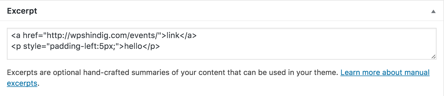 show html in excerpts on event list page and calendar tooltips