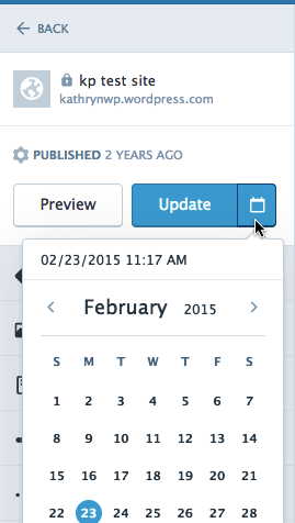 Edit Page kp test site WordPress com