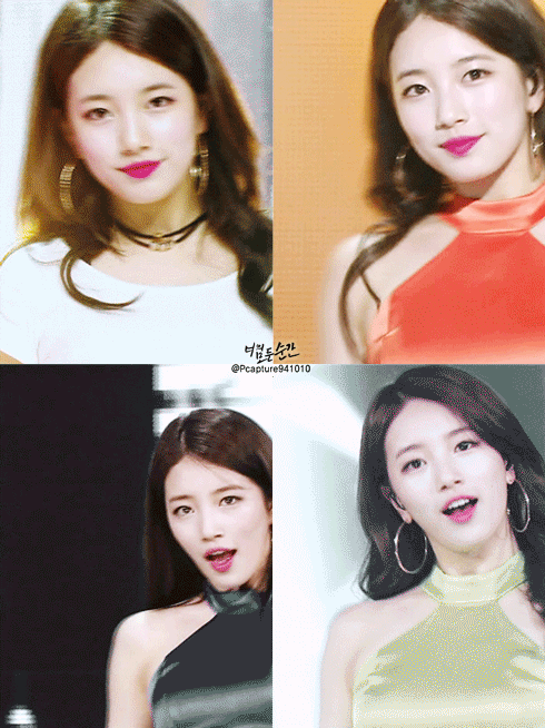 아무색깔이나 다어울리는 수지.gif | 인스티즈