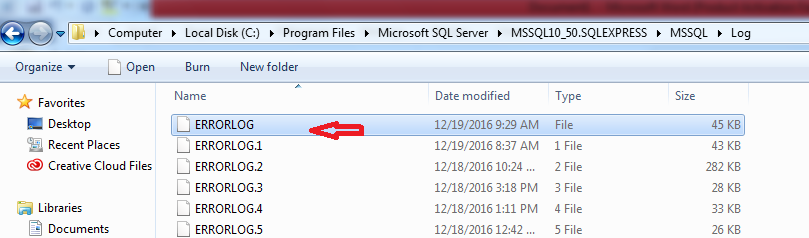 Lỗi authentication sql server 2012 bằng windows