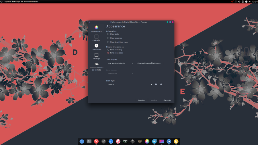 Digital Clock WL Seducción Linux