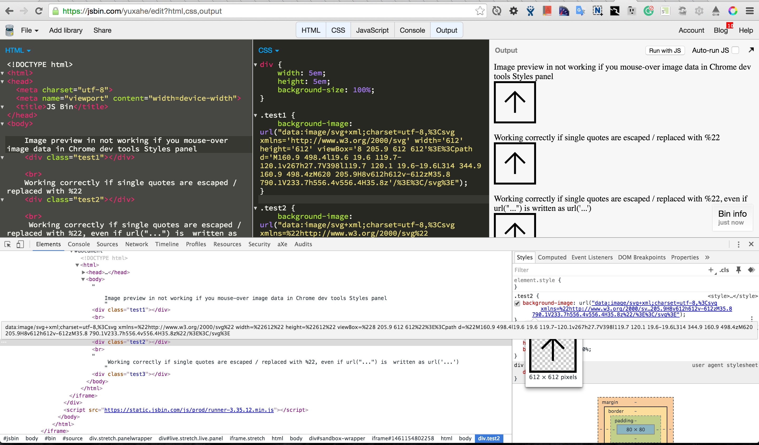 Download Image preview not visible in Chrome DevTools · Issue #20 ...