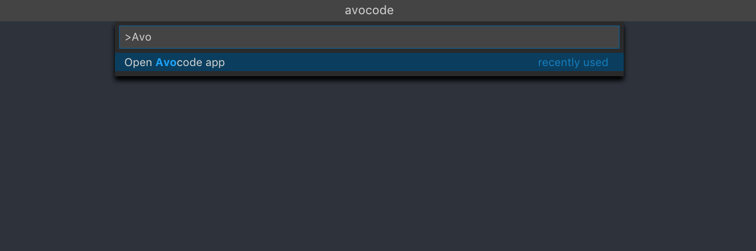 How to open Avocode in VSCode