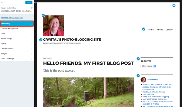 Customize CRYSTAL S PHOTO BLOGGING SITE FAMILY ANIMALS COUNTRY LIVING AND MORE