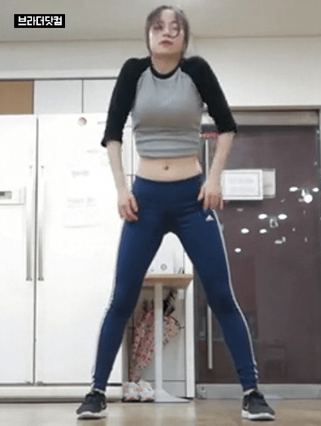 레깅스입고 운동하는 코코소리 소리.gif | 인스티즈