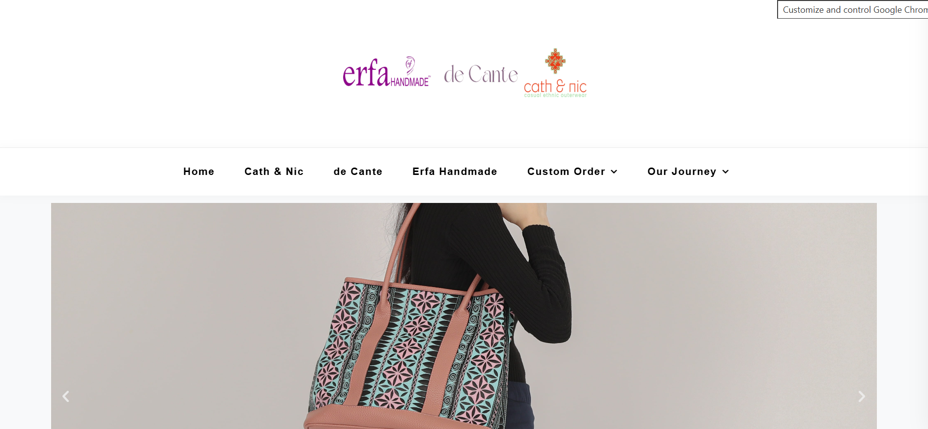 Website Erfa Handmade