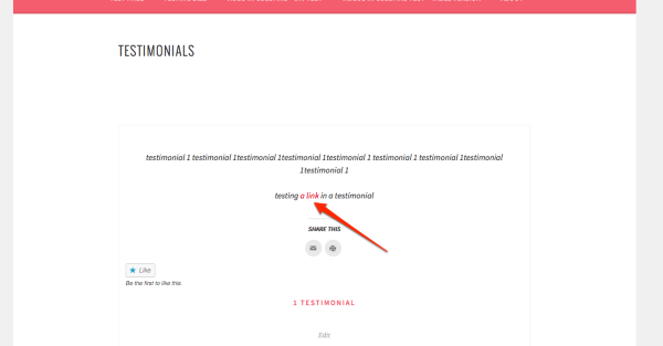 Testimonials kp test site