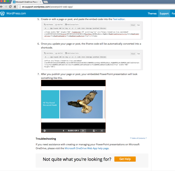 Microsoft OneDrive PowerPoint Web App Support WordPress com