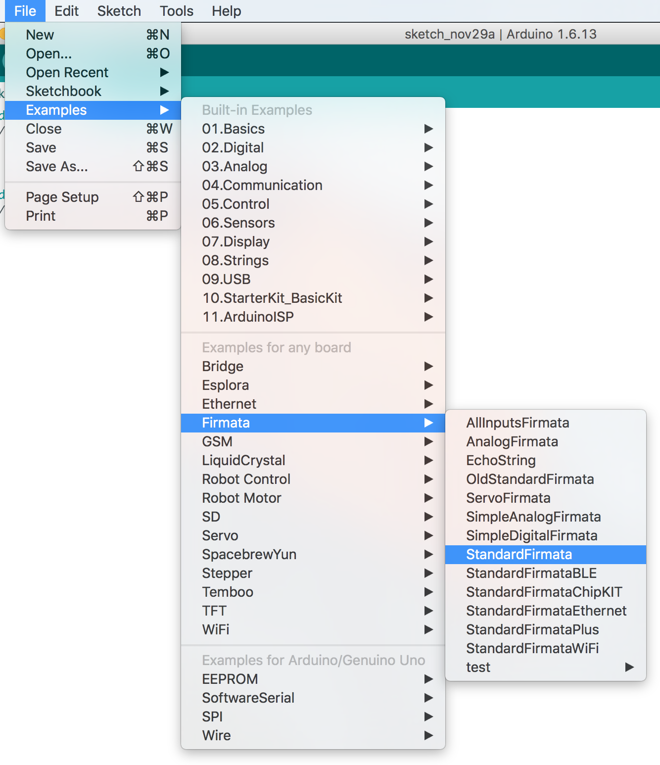 File/Examples/Firmata/Standard Firmata