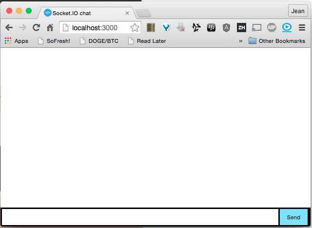 Screenshot do index.html