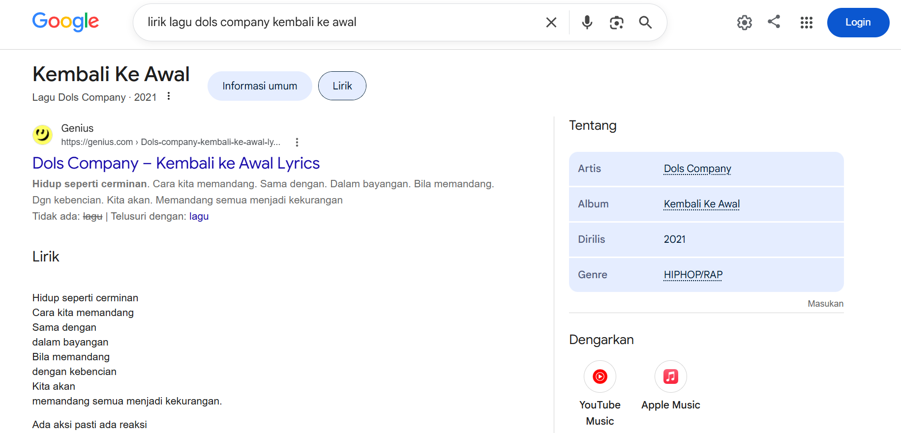 Dols Company Lyrics Dist & Sync