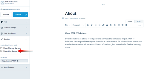 Edit Page DYN IT Solutions WordPress com