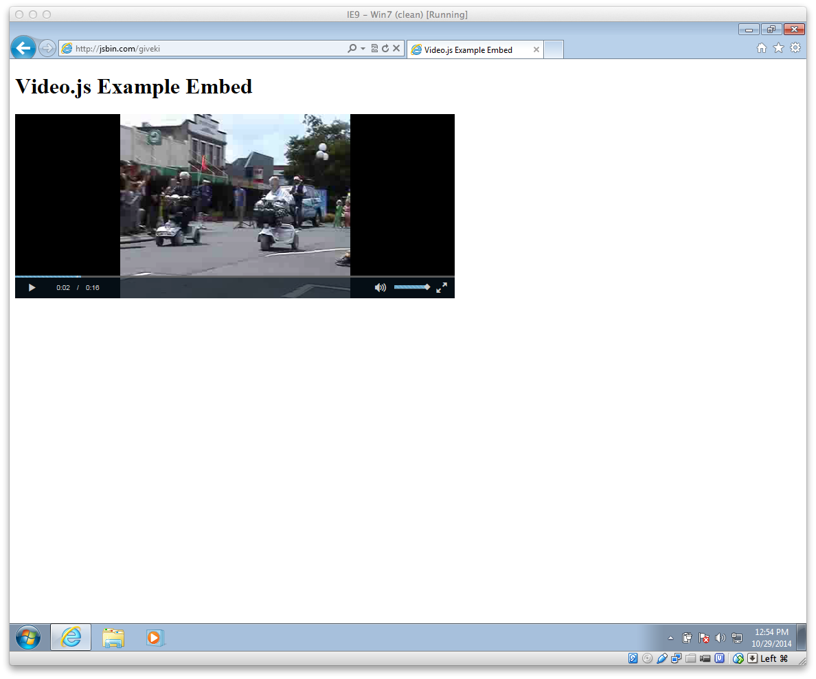 IE 9 screenshot