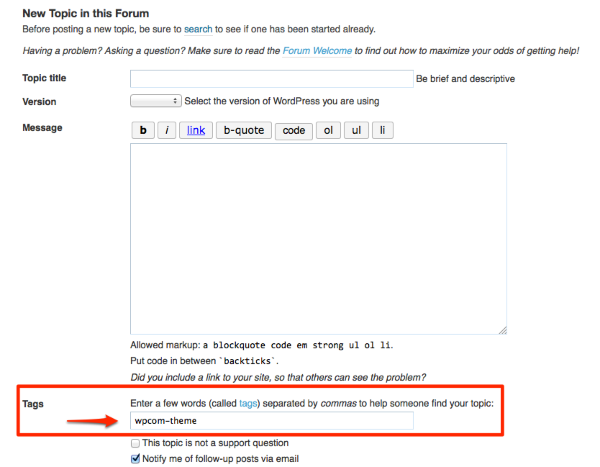 WordPress Support Themes and Templates