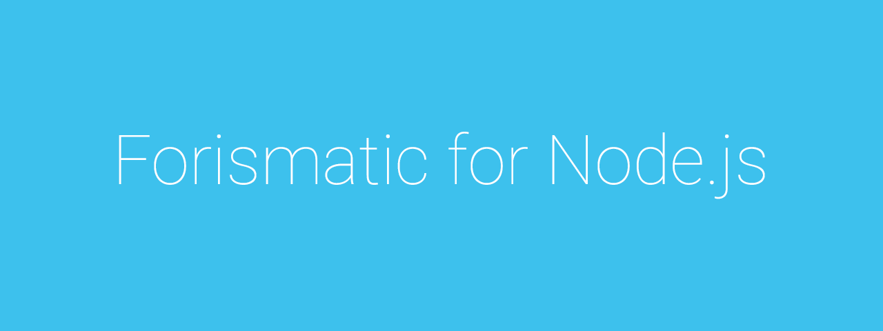 forismatic-node Logo