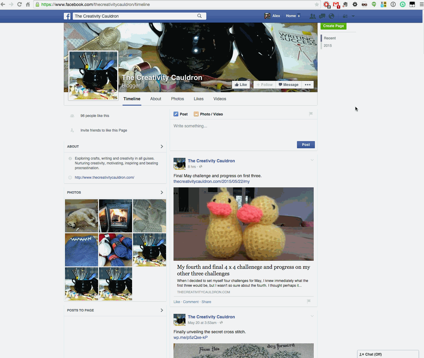 Facebook sharing problem creativity cauldron