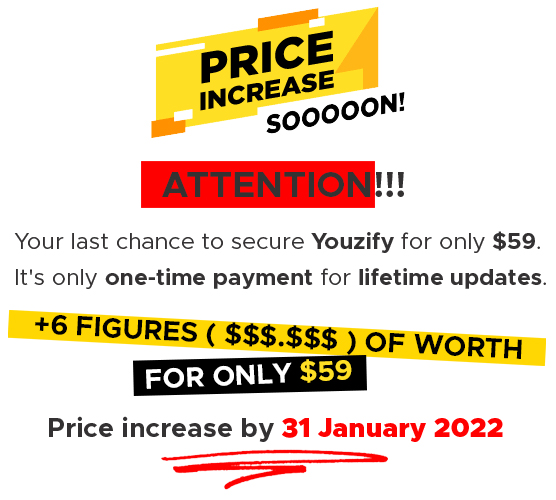 Youzify Price Increase