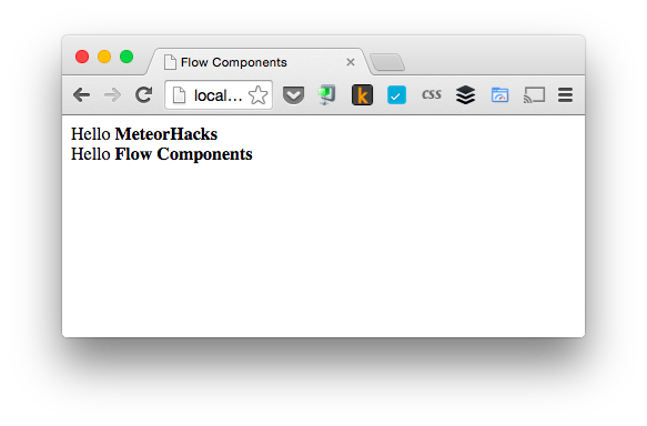 Flow Components