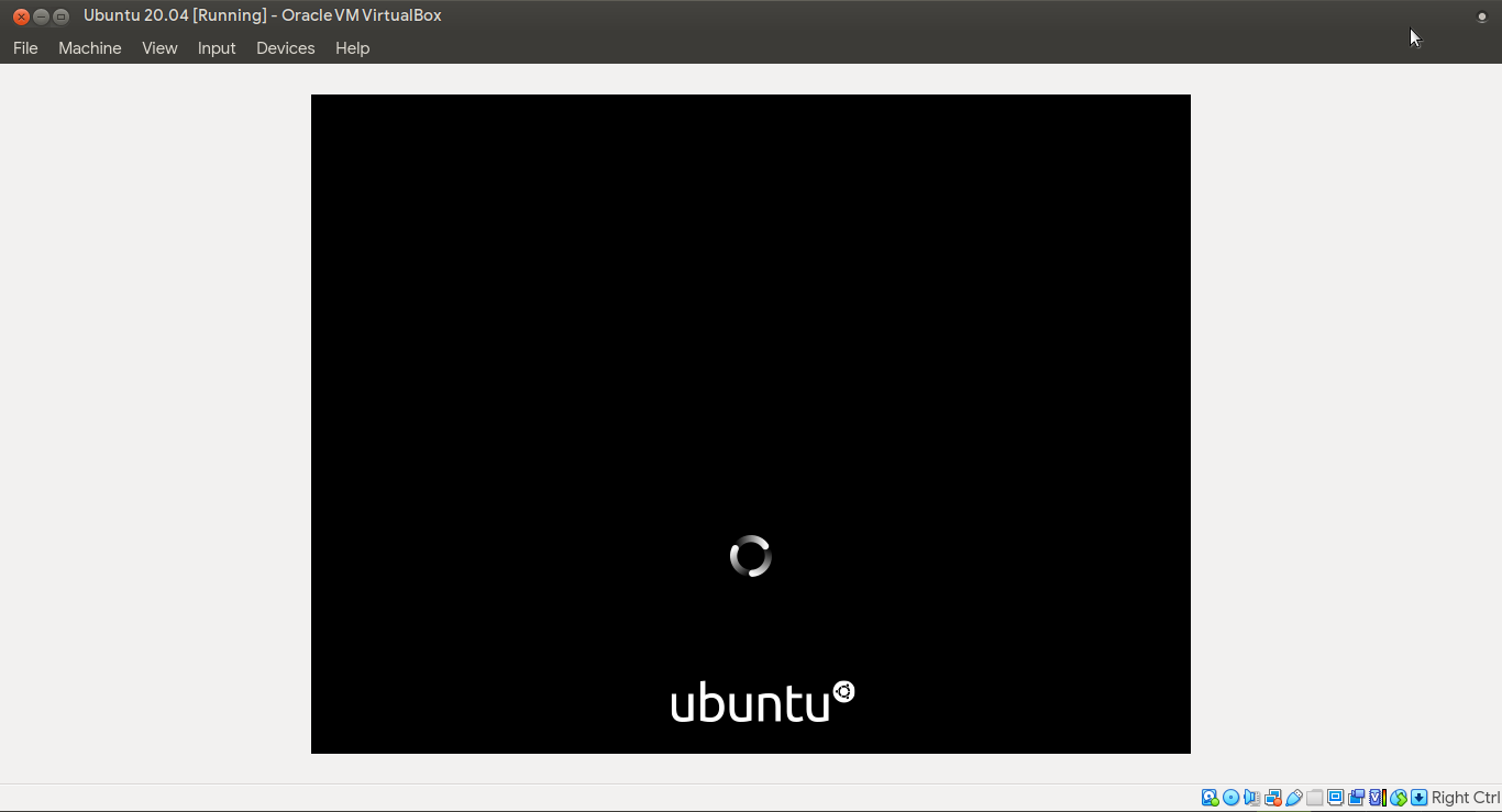 Tampilan but Ubuntu 20.04 (citra harian pasca UIF)