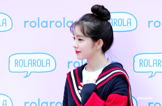 상당히 귀여운 똥머리 아이린.jpgif | 인스티즈