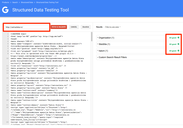 Structured Data Testing Tool Google Developers