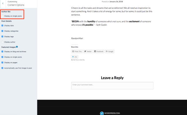 Customize Getting Started THE Random Table