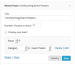 Widgets Redgrave Garden Club WordPress