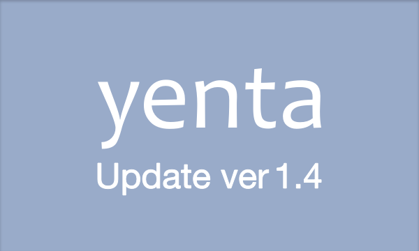 yenta update ver 1.4