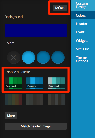 Customize Goran WordPress 1