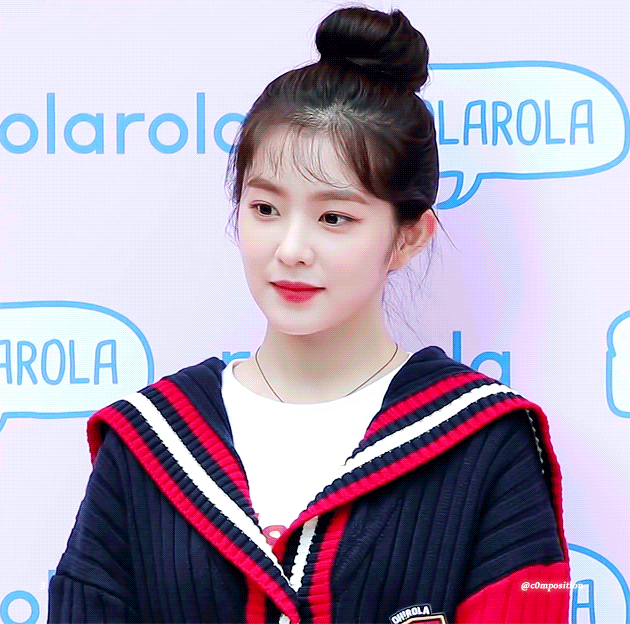 상당히 귀여운 똥머리 아이린.jpgif | 인스티즈