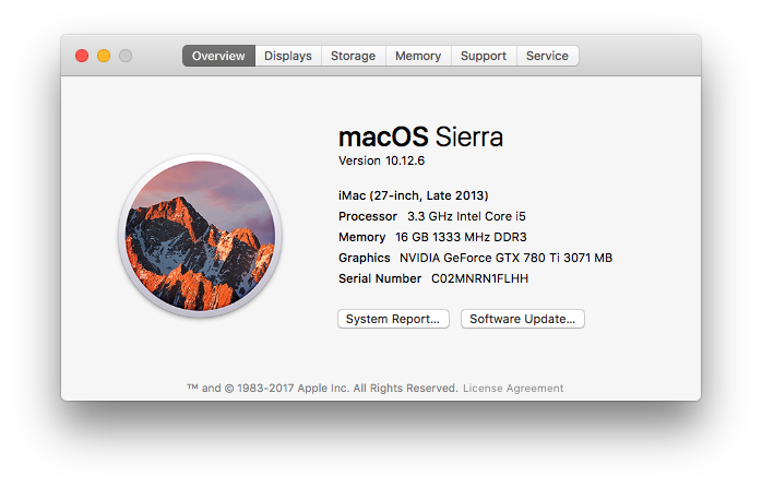 Gtx best sale 780 mac