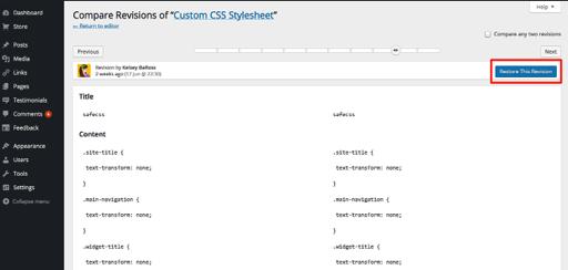 Revisions The Cheerful Times WordPress