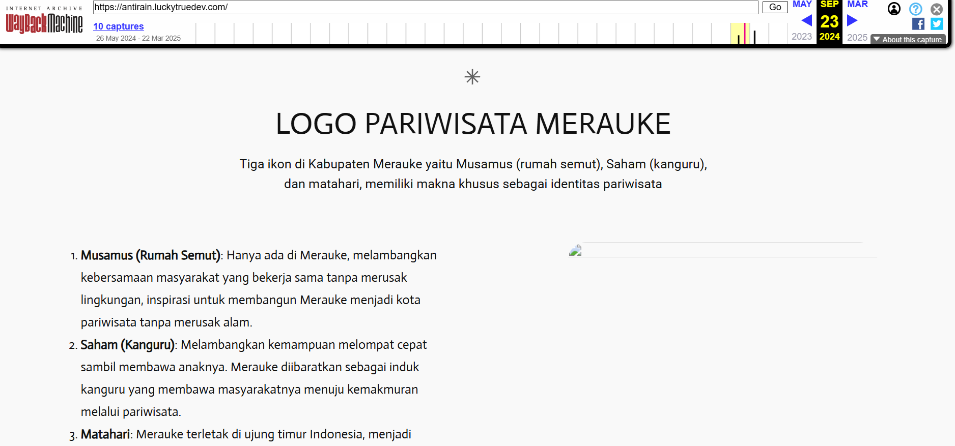 POC Dinas Pariwisata dan Ekonomi Kreatif Kab Merauke