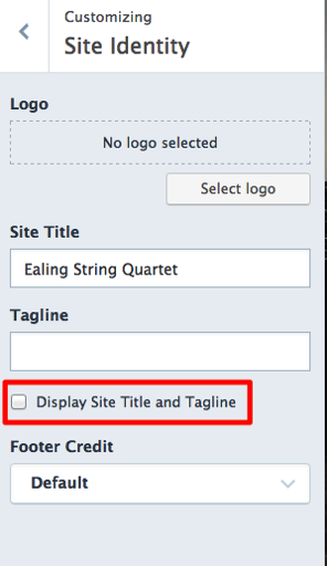 Customize Ealing String Quartet