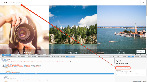 Cubic A minimalistic square theme