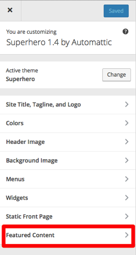 Customize Superhero 1 4 by Automattic tagline