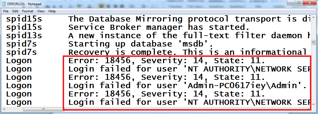 Lỗi authentication sql server 2012 bằng windows