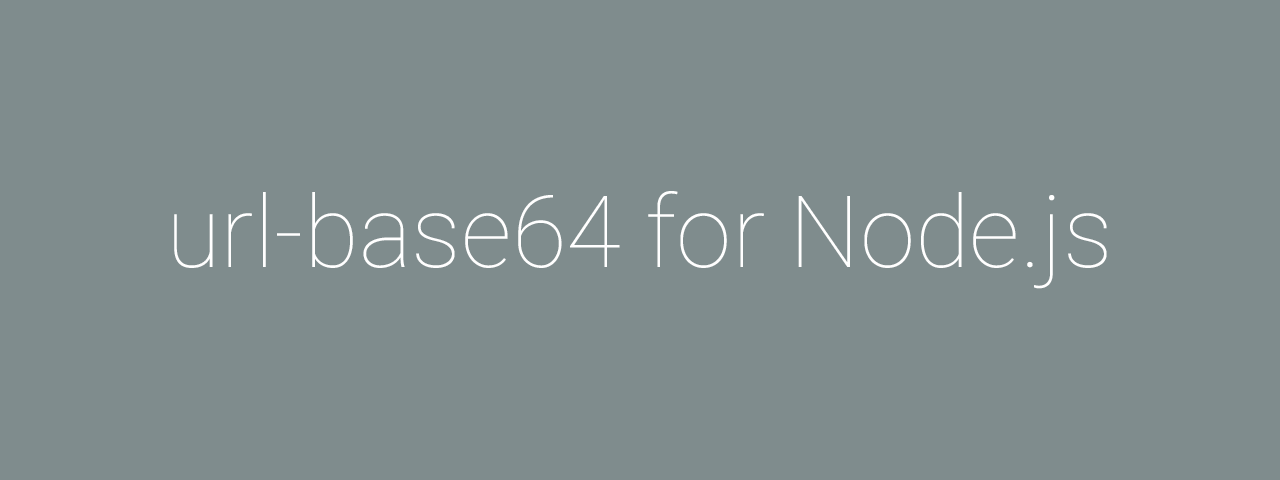 url-base64-node Logo