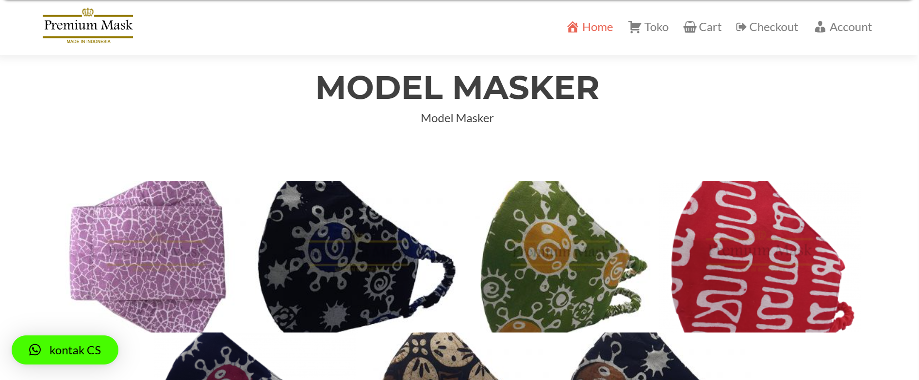 Website Premium Mask Erfa
