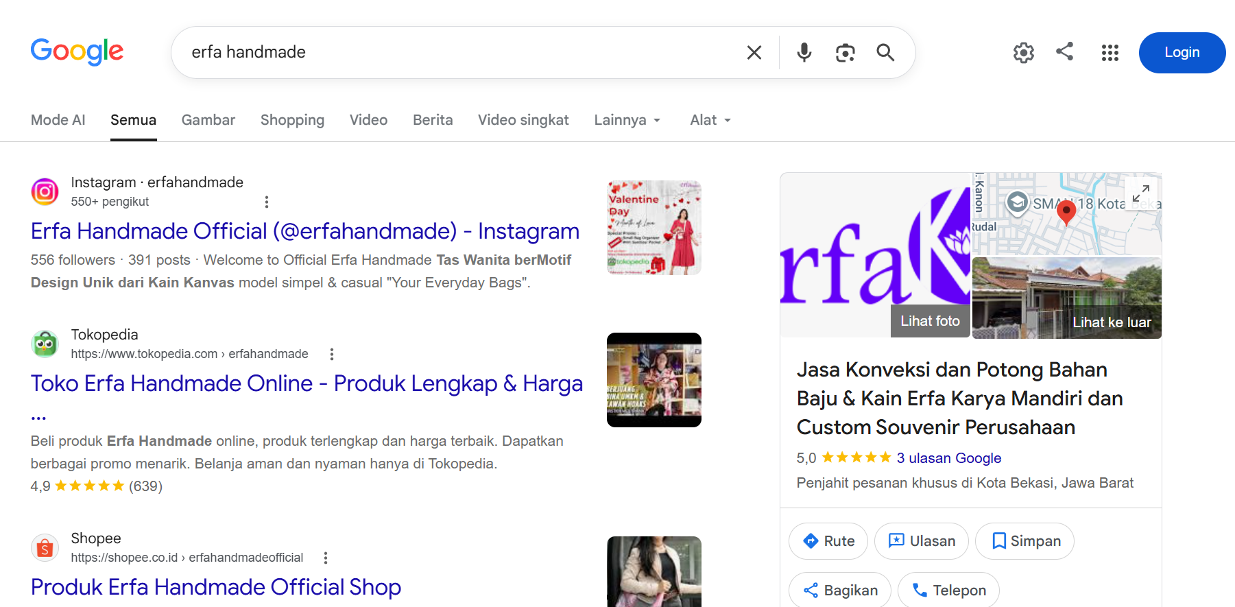 Erfa Handmade Maps & Search Indexing