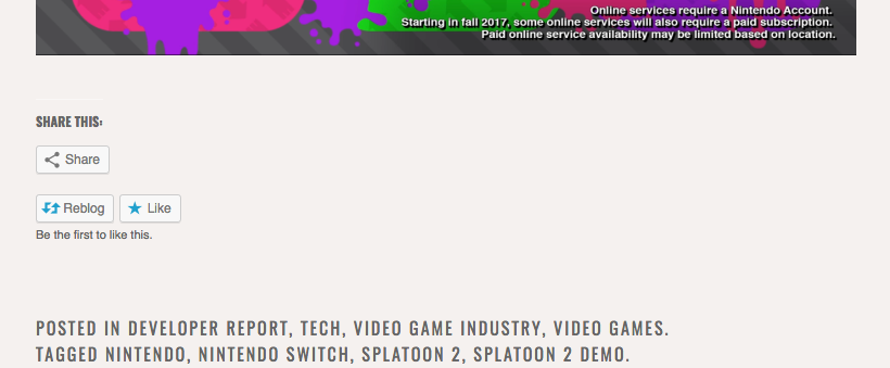 Nintendo Switch Owners Will Get a free Preview of Splatoon 2 Gaming Crisis