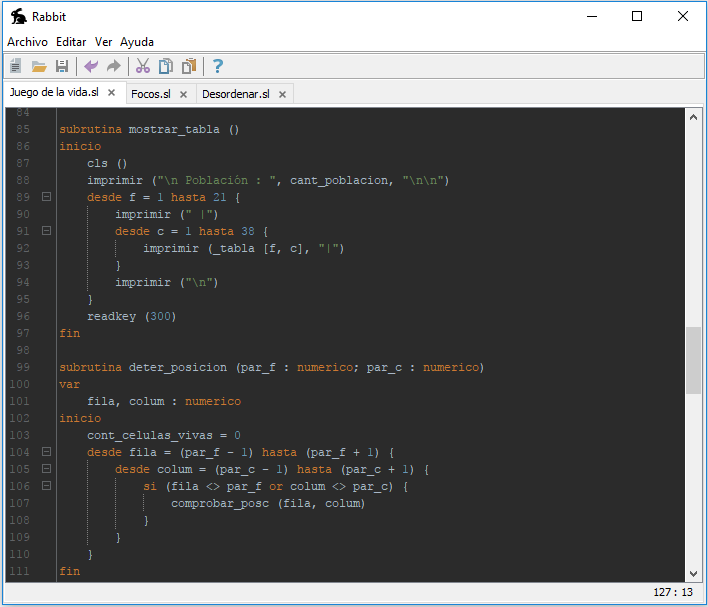 GitHub - X1lef/Rabbit: Editor de texto para el lenguaje de programación SL.