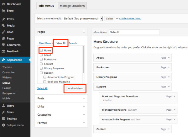 Menus Friends of the Hawai i Kai Public Library WordPress
