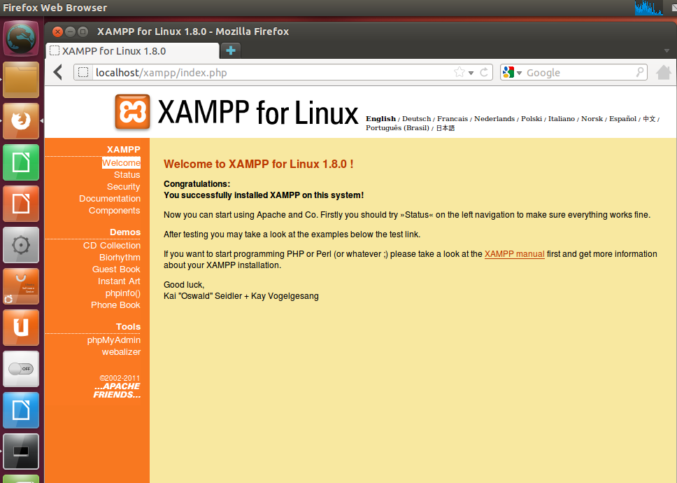 Cara Install Xampp/lampp Di Sistem Operasi Linux