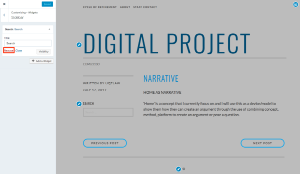 Customize NARRATIVE DIGITAL PROJECT