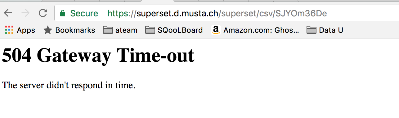 504 Gateway Timeout when downloading CSVs · Issue #2076 · apache ...